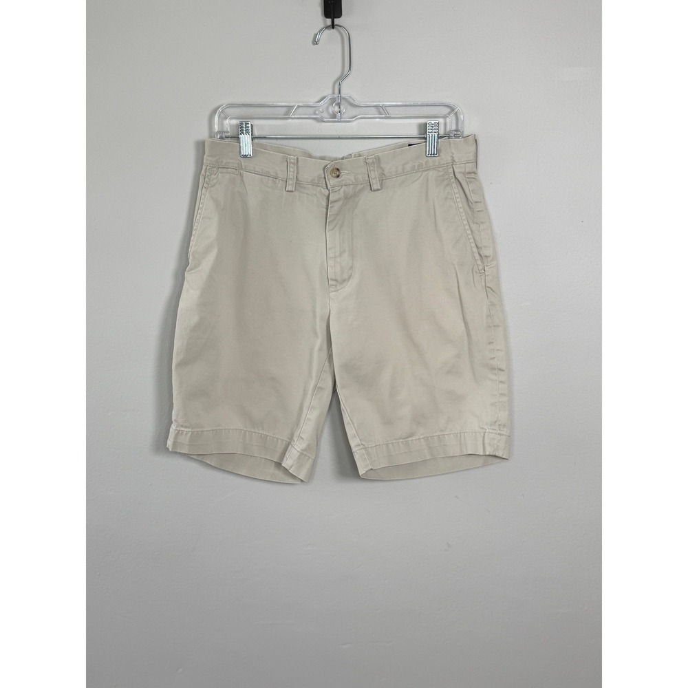 Polo Ralph Lauren Classic Fit Chino Shorts Mens 32 Beige 9" Cotton‎ Twill Preppy